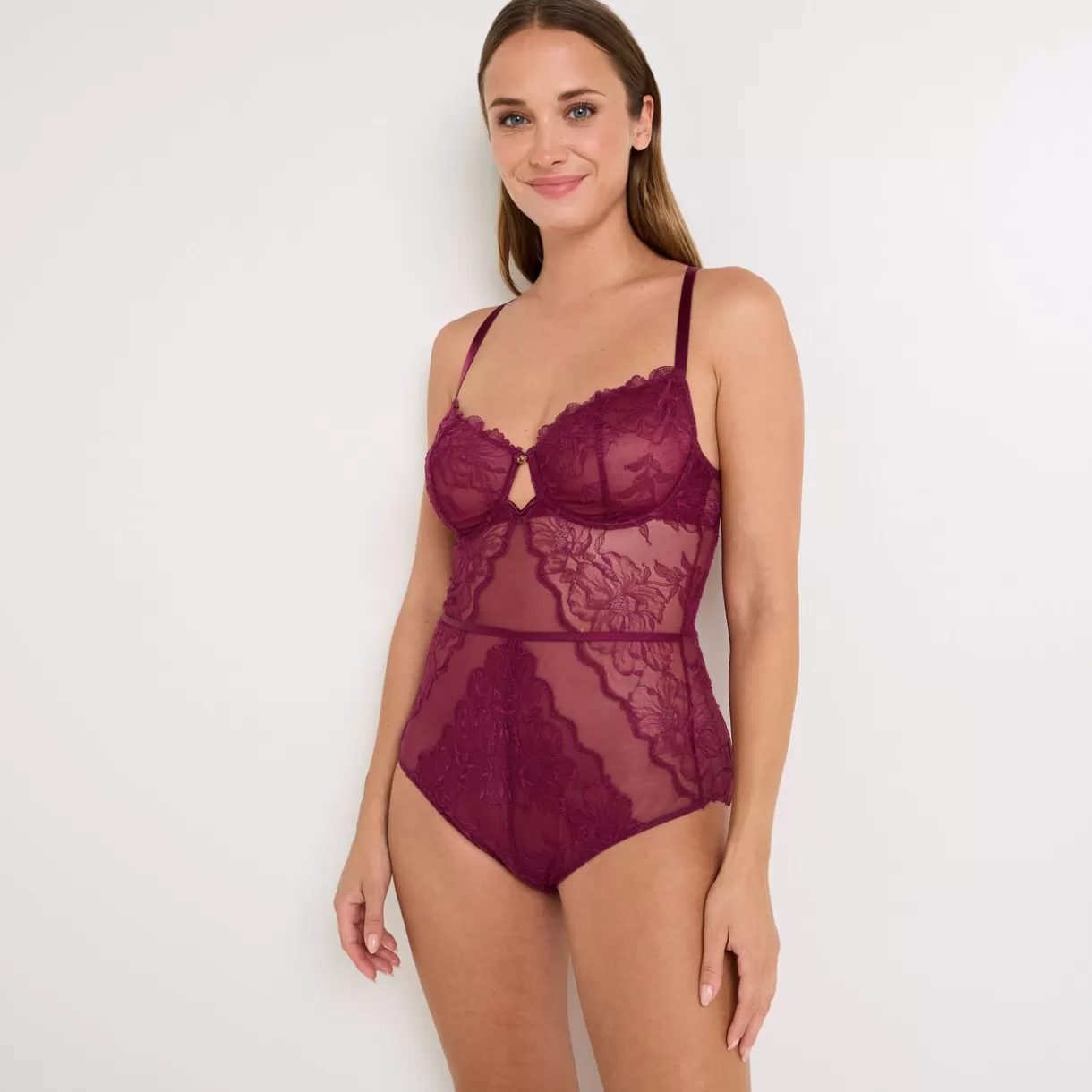 Soutiens-gorge & Bodys Sexy | Body<FIGARI BODY CORBEILLE BORDEAUX