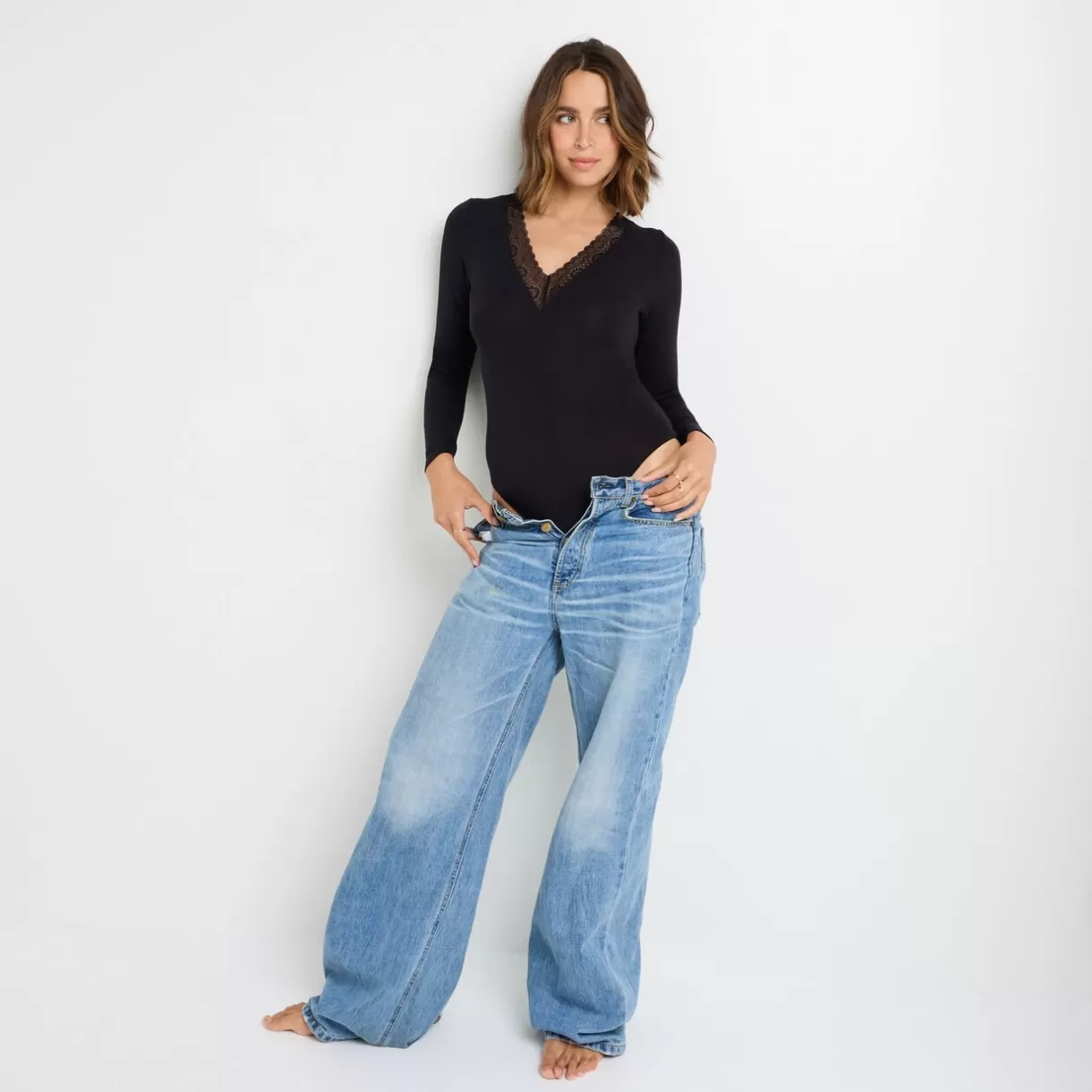 Haut De Pyjama | Body<DAMART BODY MANCHES LONGUES NOIR