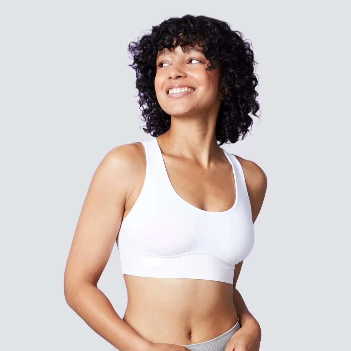 Soutien-gorge Sans-armatures / Triangle<GALATEE BRASSIERE BLANC