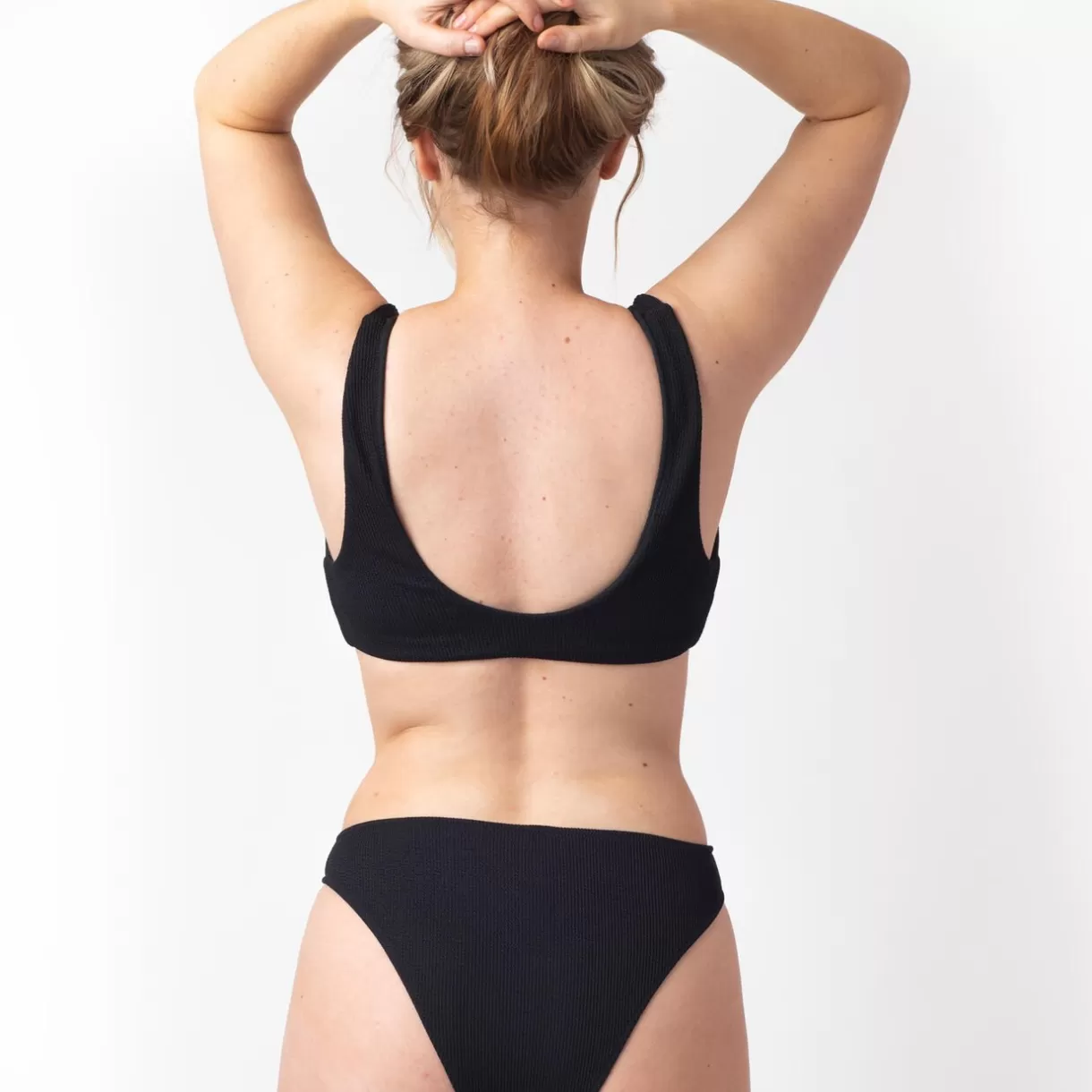 Maillot De Bain Poitrine Généreuse (e, F Et G) | Maillot De Bain 2 Pièces<EPI BRASSIERE MAILLE GAUFREE NOIR
