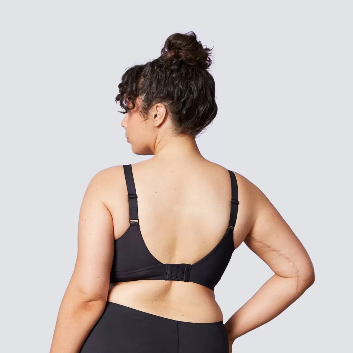 Soutien-gorge Sans-armatures / Triangle | Poitrine Généreuse (bonnets E, F Et G)<LOLLIE BRASSIERE NOIR