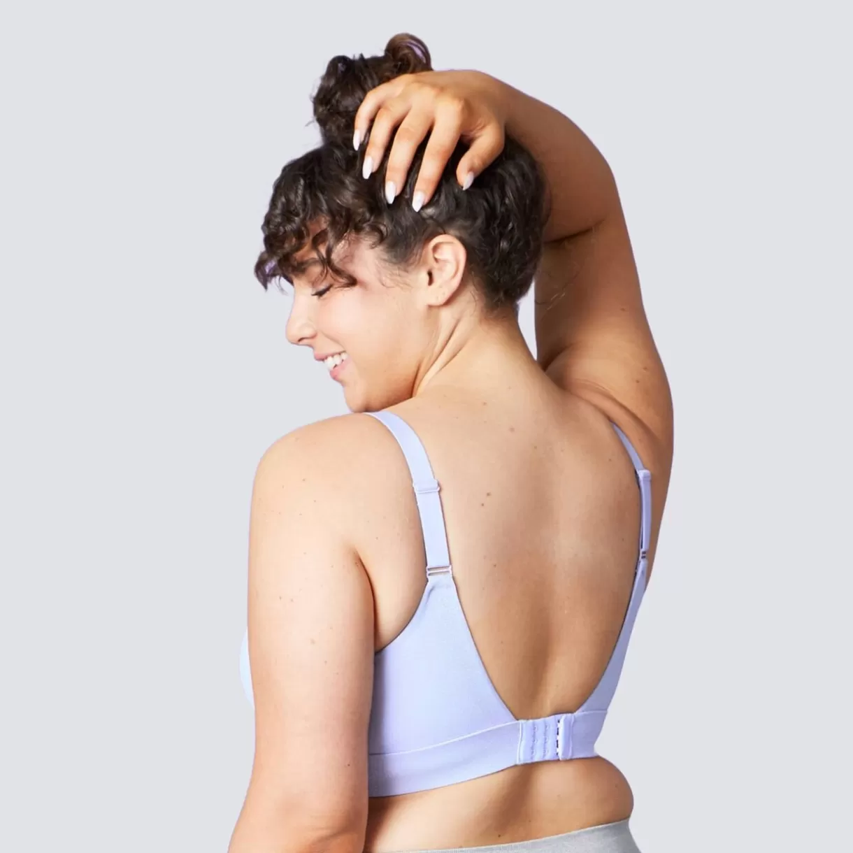 Soutien-gorge Sans-armatures / Triangle<GLOW BRASSIERE PAILLETEE LILAS