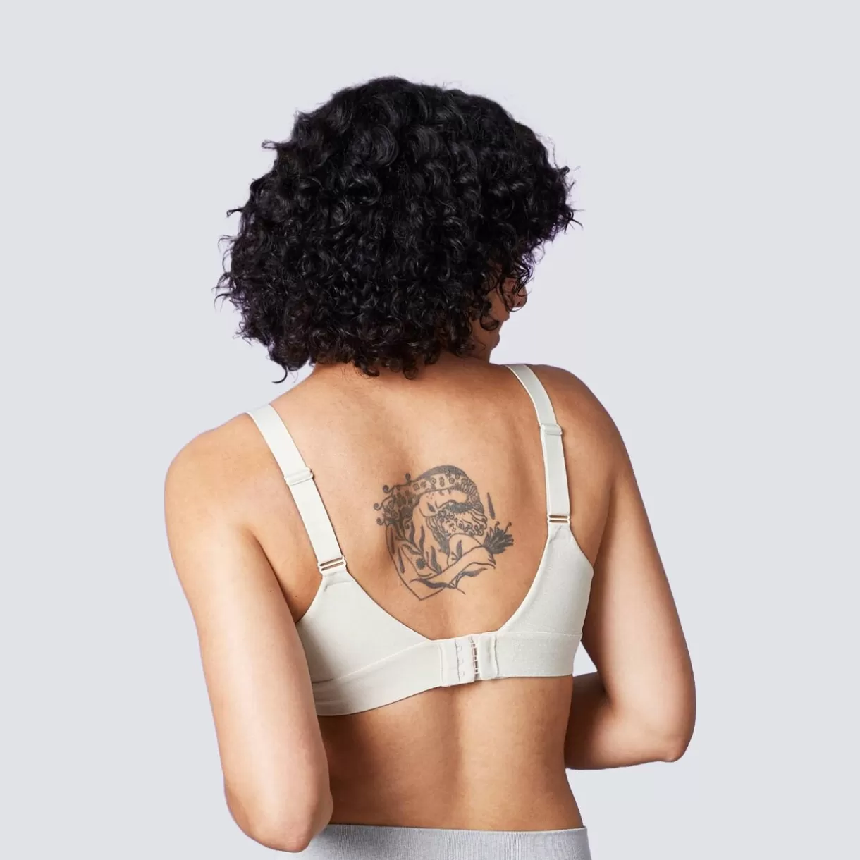 Soutien-gorge Sans-armatures / Triangle<GLOW BRASSIERE PAILLETEE SABLE