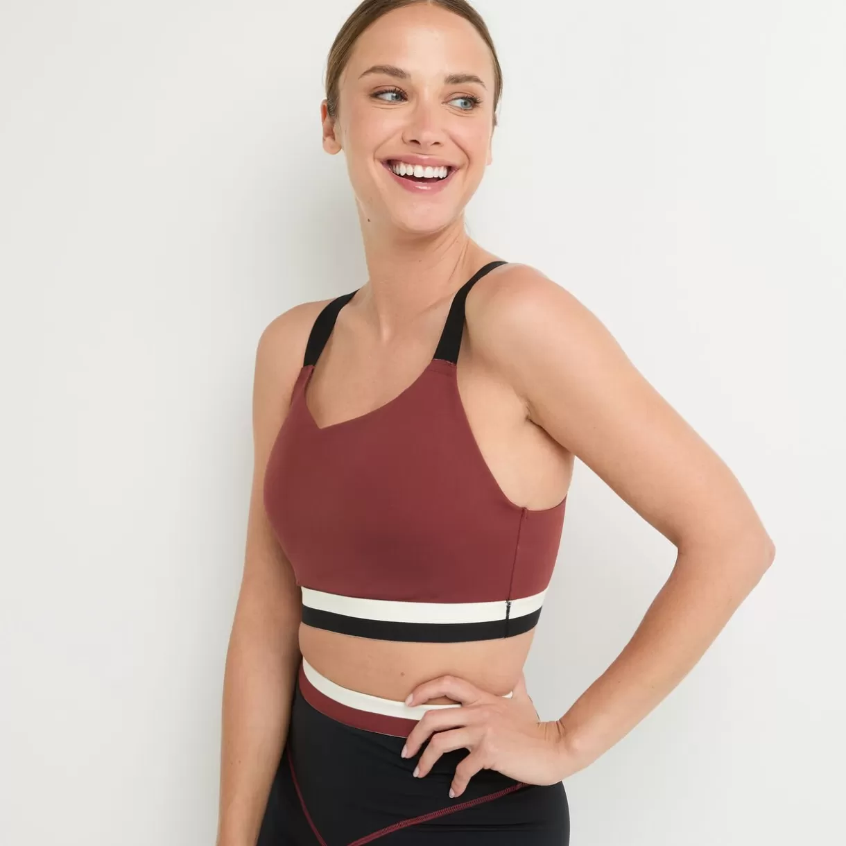 Soutien-gorge Sans-armatures / Triangle<FLIP BRASSIERE SPORT MARRON