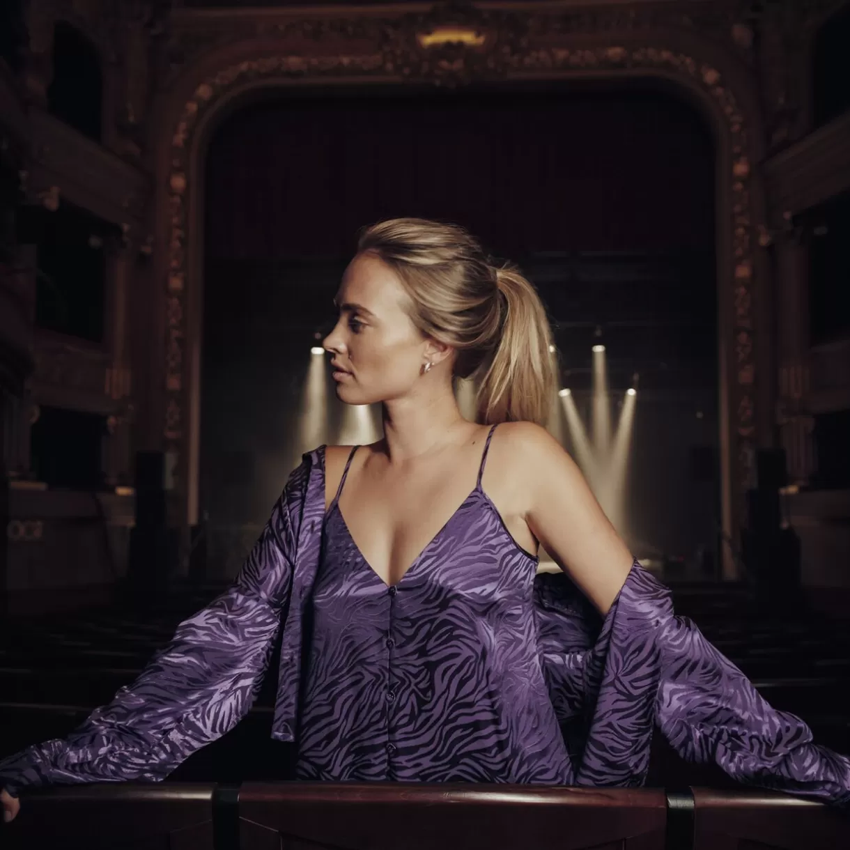 Haut De Pyjama | Pyjama<FRIMOUSSE CHEMISE SATIN VIOLET