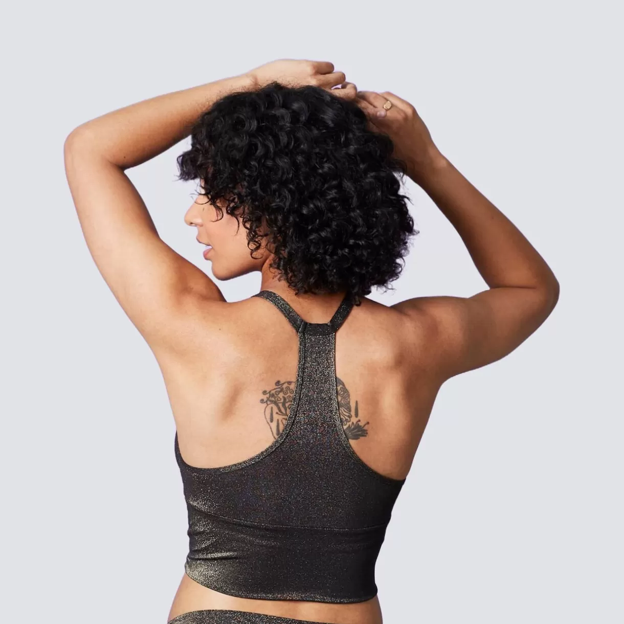 Haut De Pyjama<FIRST CROP TOP LUREX OR