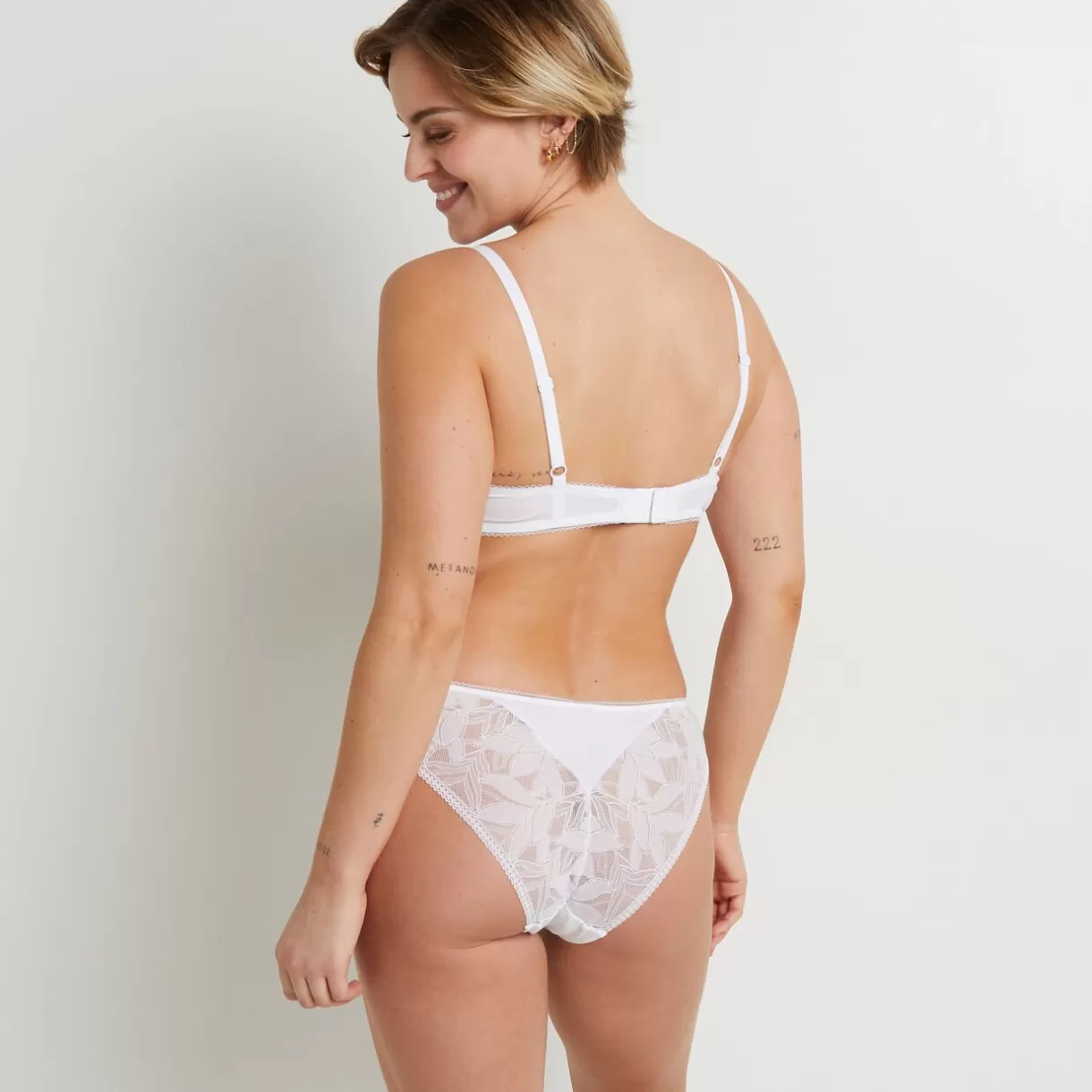 Culottes<DEMI CULOTTE BLANC