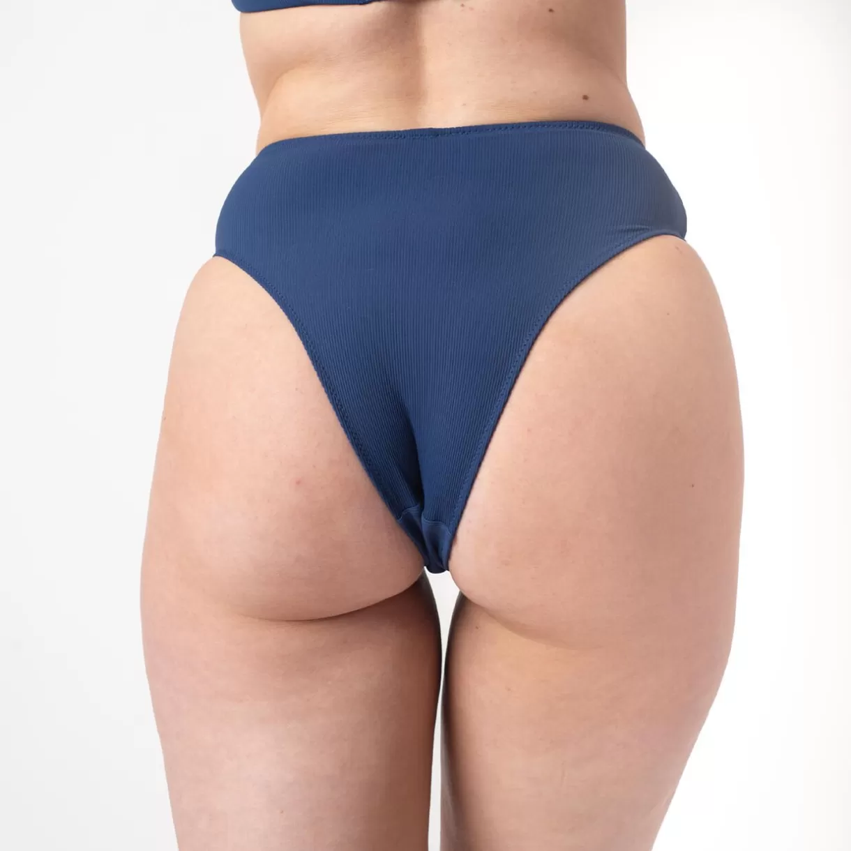 Culottes<DIXIE CULOTTE HAUTE MICRO COTELEE BLEU