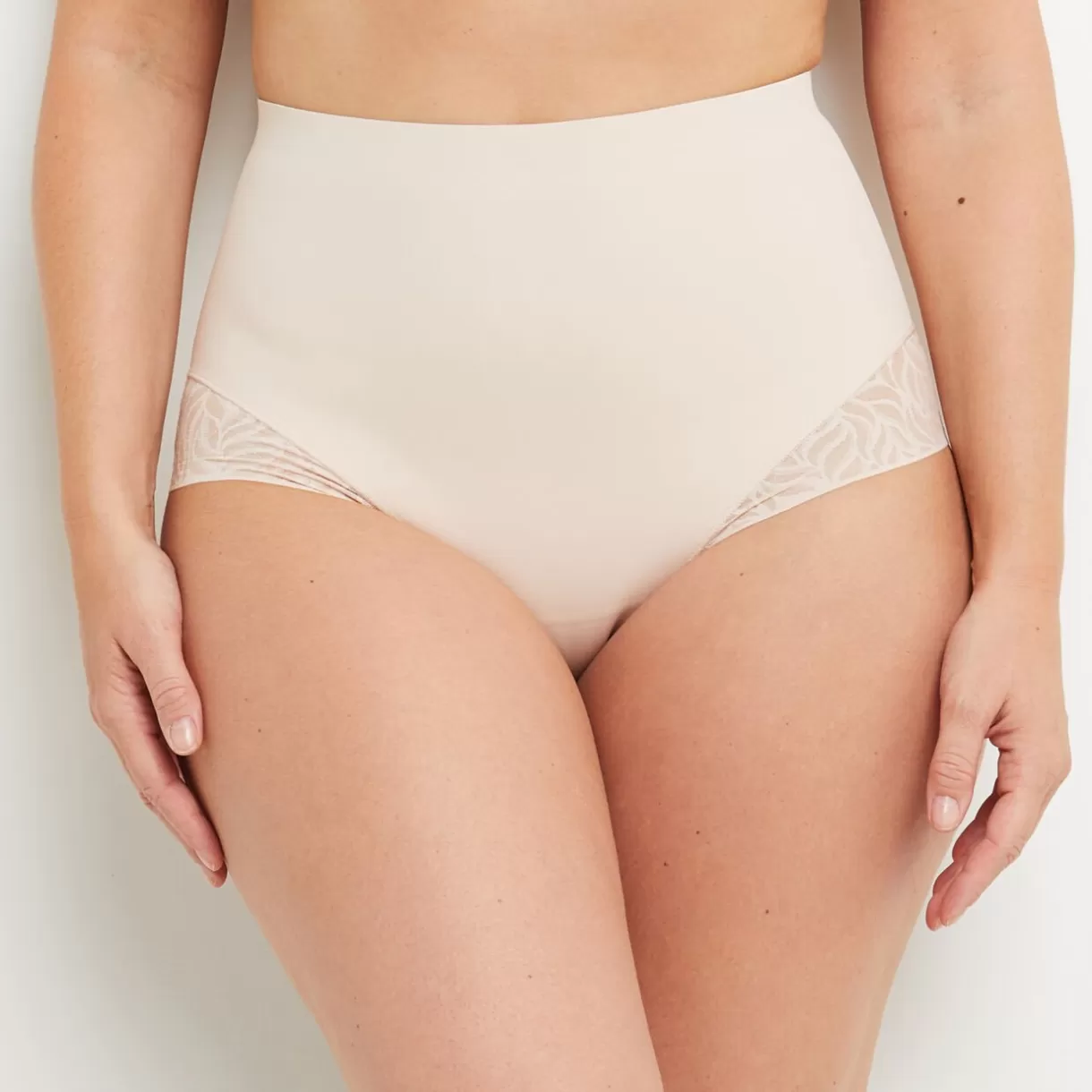Ventre Plat / Gainant<BELIEVE CULOTTE HAUTE MICROFIBRE NATUREL