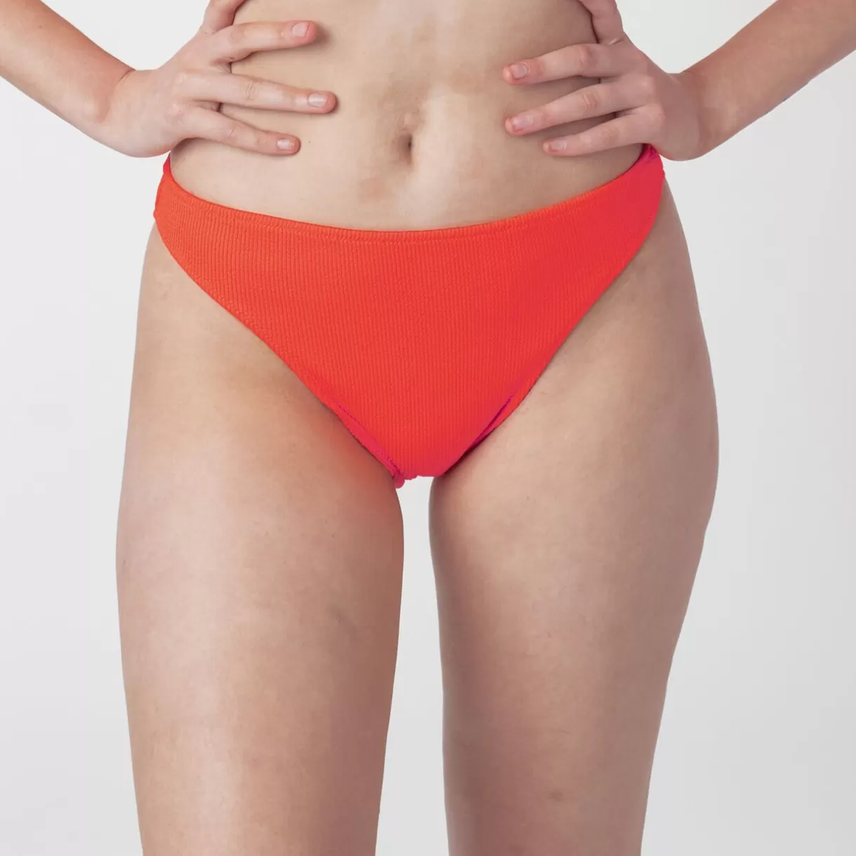 Maillot De Bain 2 Pièces<EPI CULOTTE MAILLE GAUFREE ORANGE