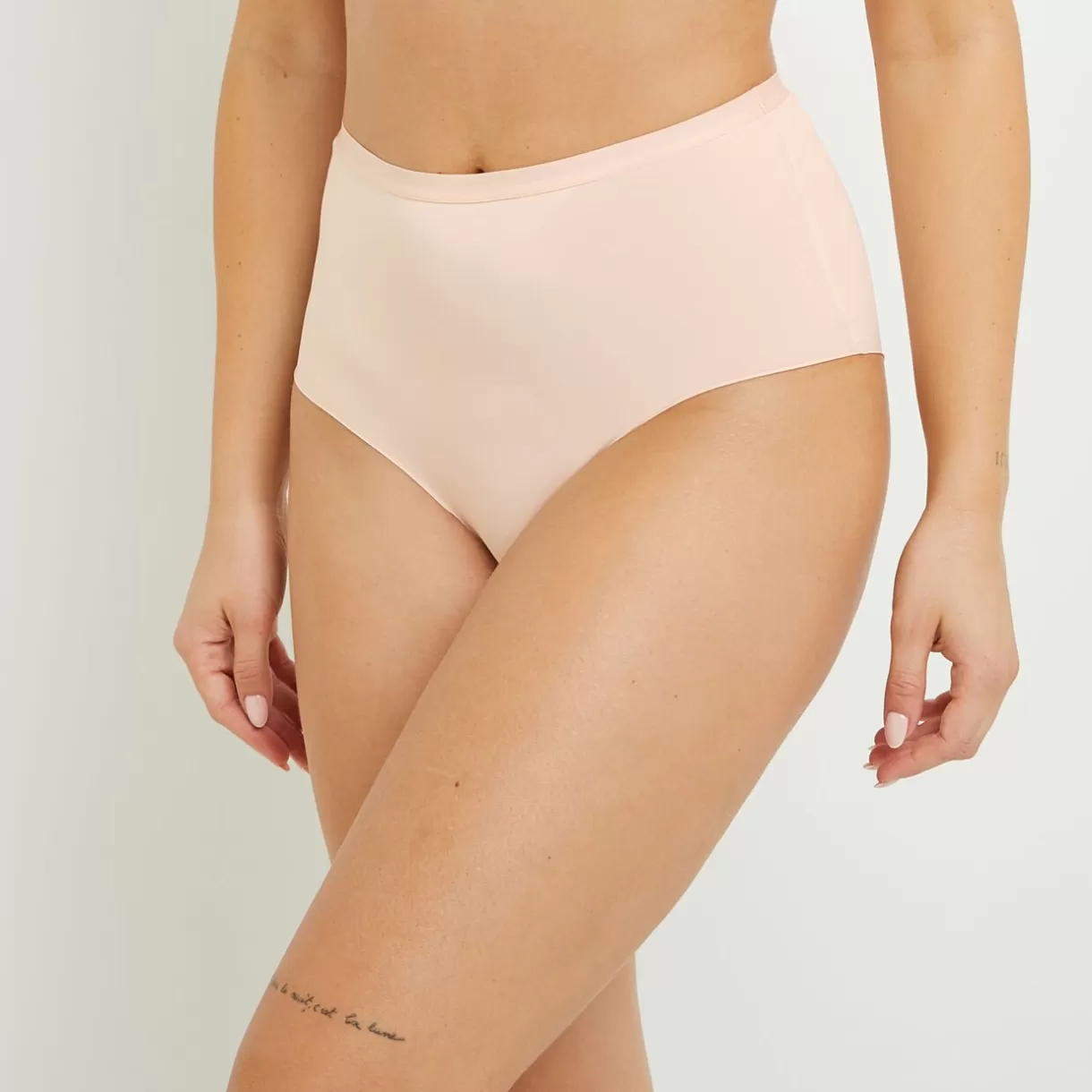Culotte Taille Haute<PERFECT CULOTTE TAILLE HAUTE MICROFIBRE NATUREL
