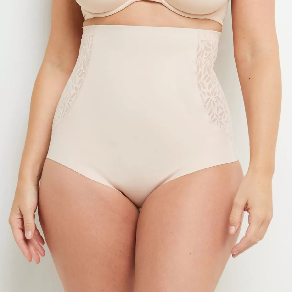 Ventre Plat / Gainant<BELIEVE CULOTTE TRES HAUTE MICROFIBRE NATUREL