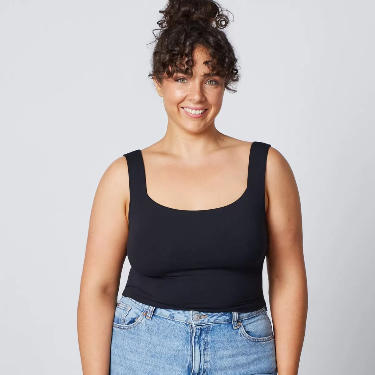 Haut De Pyjama | Soutien-gorge Sans-armatures / Triangle<INDIE DEBARDEUR CROPTOP NOIR