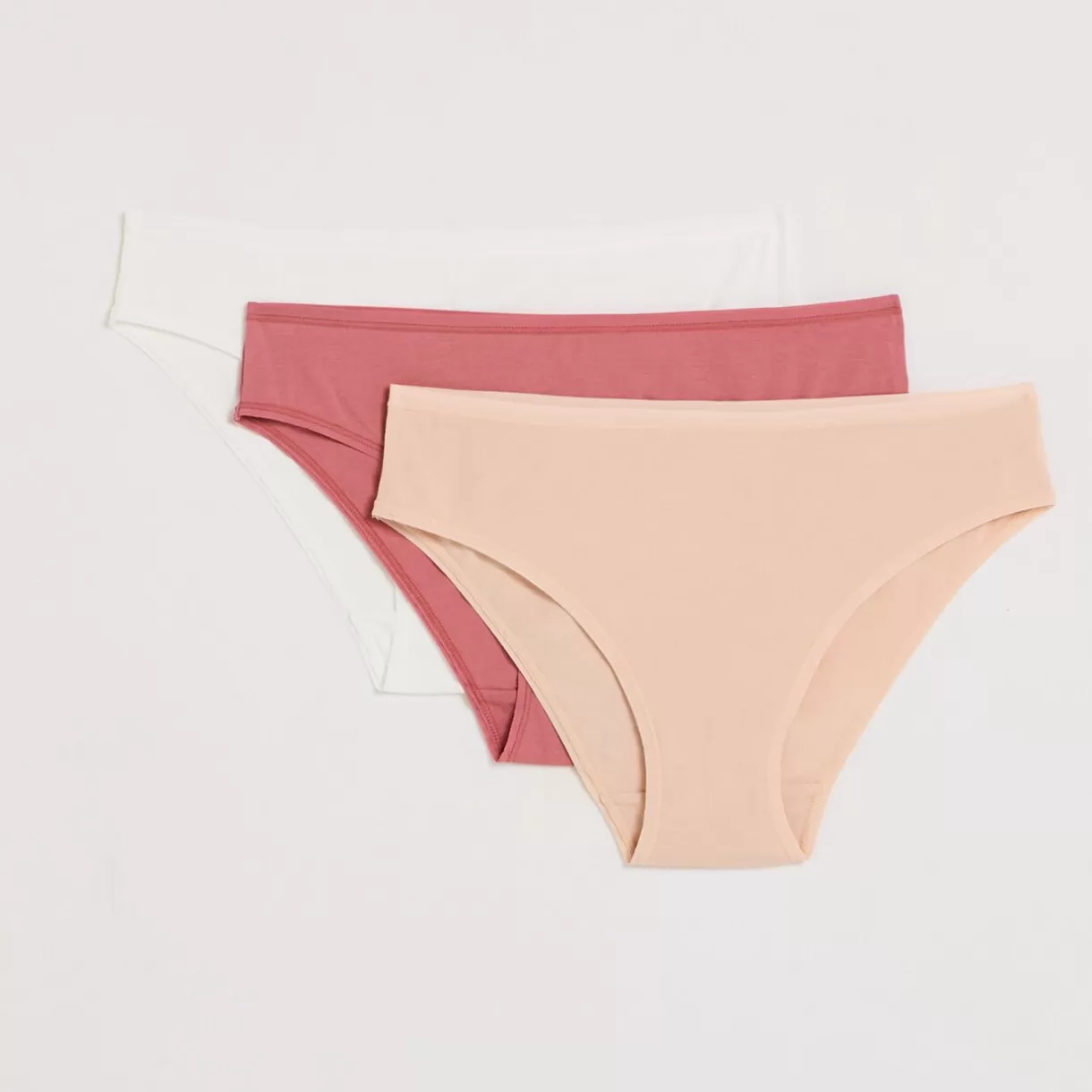 Culottes<GERALDINE LOT DE CULOTTES X3 MULTICO BLANC MULTICOBLANC