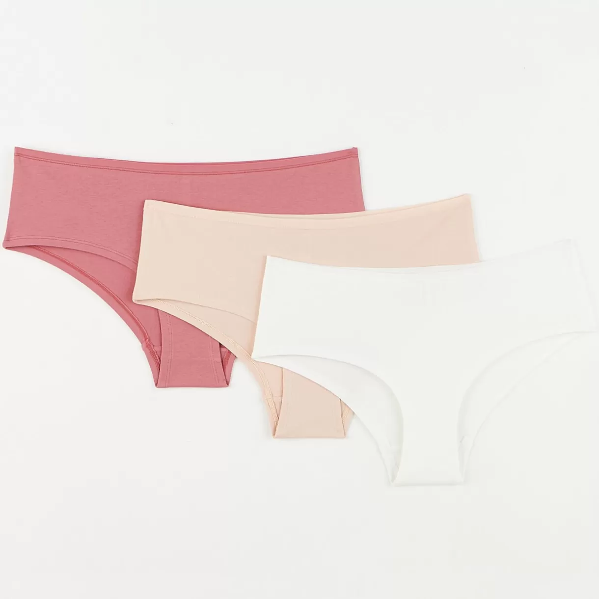 Shorty / Shorty-string<GERALDINE LOT DE SHORTY X3 MULTICO BLANC MULTICOBLANC