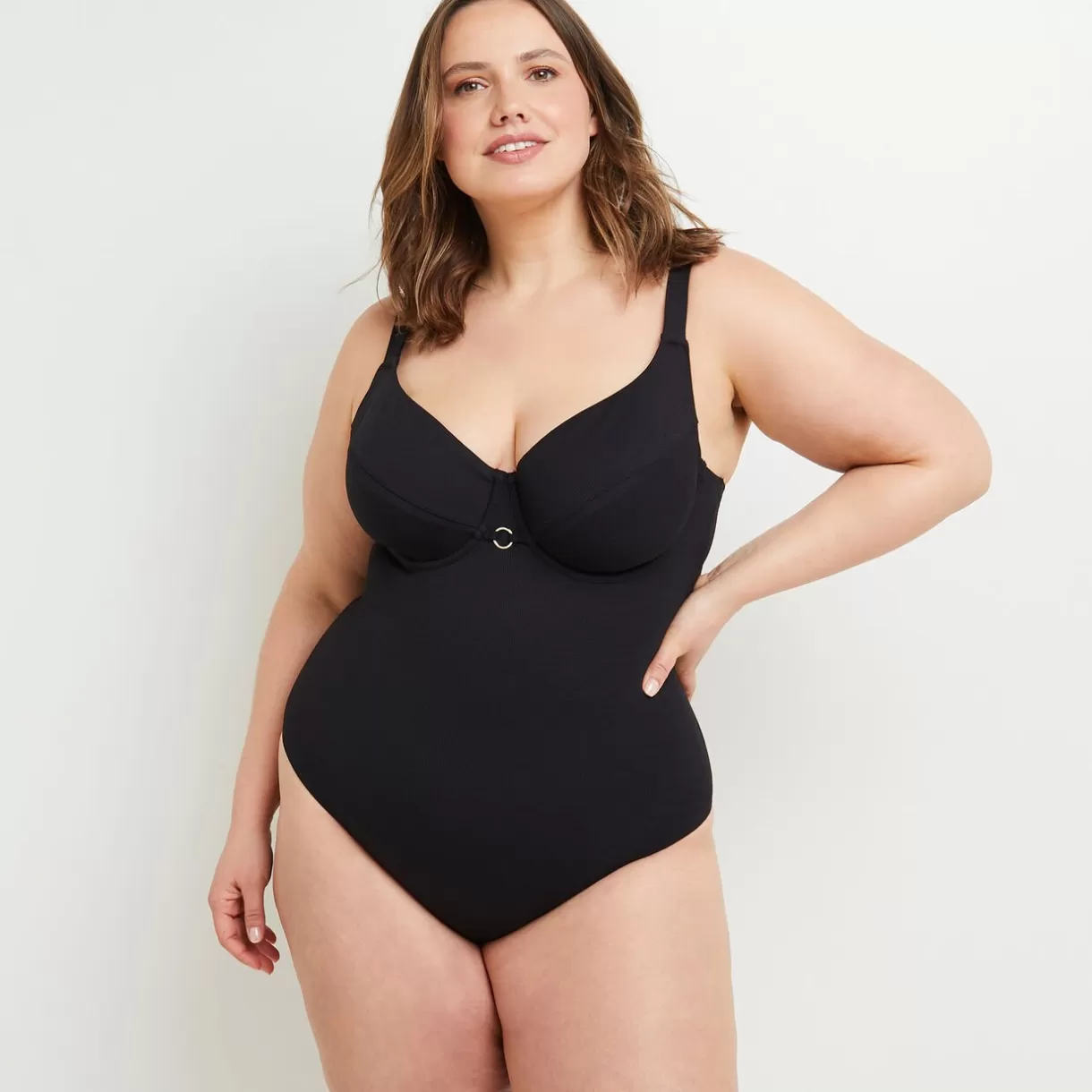 Maillot De Bain Poitrine Généreuse (e, F Et G) | Maillot De Bain 1 Pièce<MALOU Maillot de bain 1 Pièce NOIR