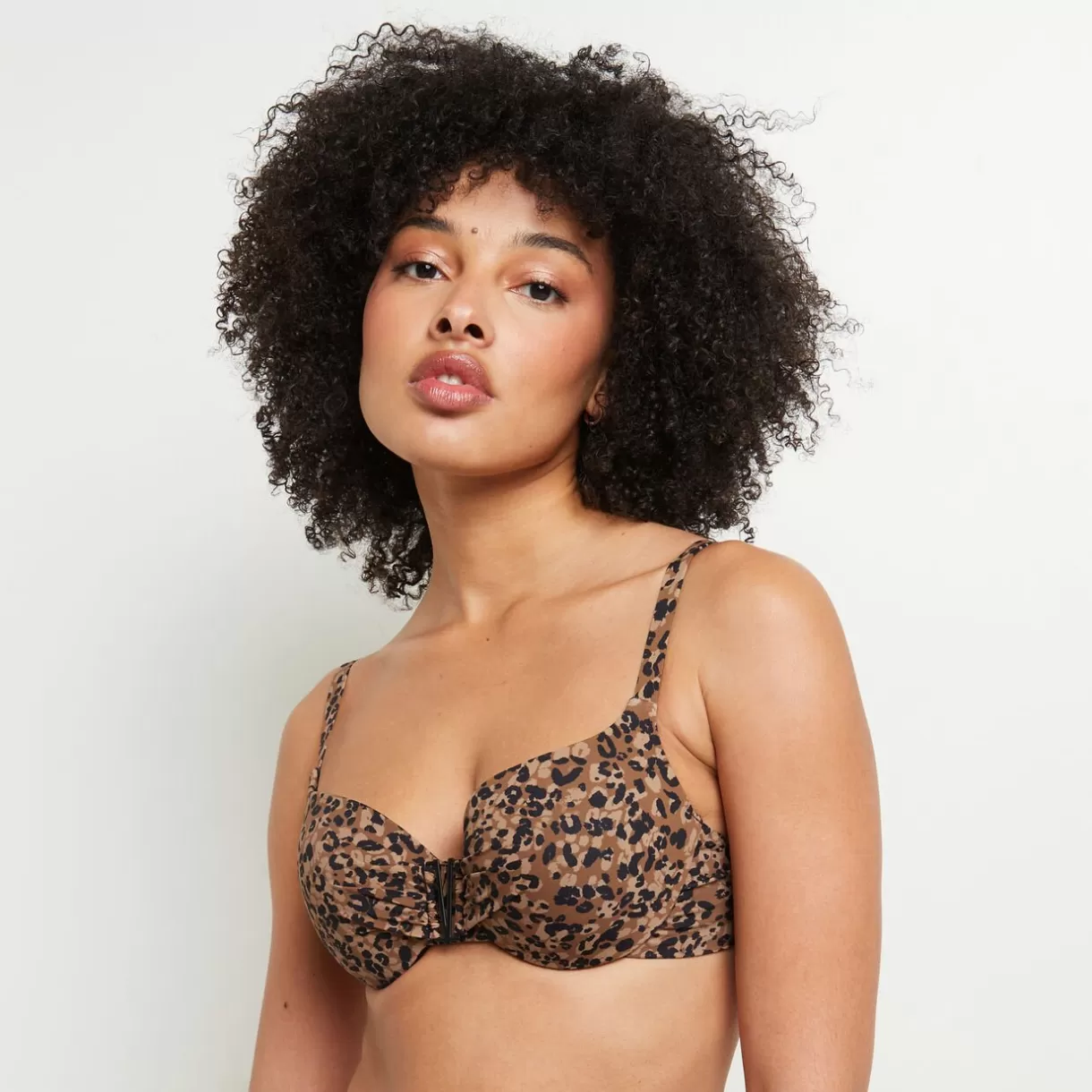 Maillot De Bain Poitrine Généreuse (e, F Et G) | Maillot De Bain 2 Pièces<MAMBO MAILLOT DE BAIN COQUE MULTICO MARRON MULTICOMARRON