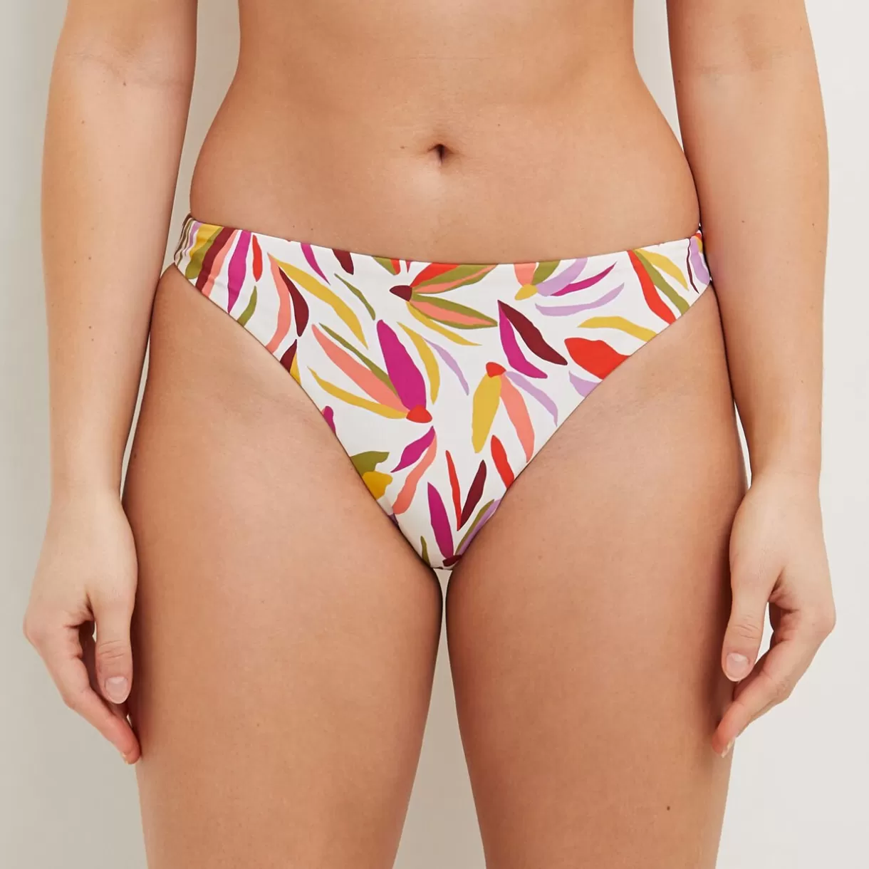 Maillot De Bain 2 Pièces<MAYA MAILLOT DE BAIN CULOTTE MIDI MULTICO BLANC MULTICOBLANC