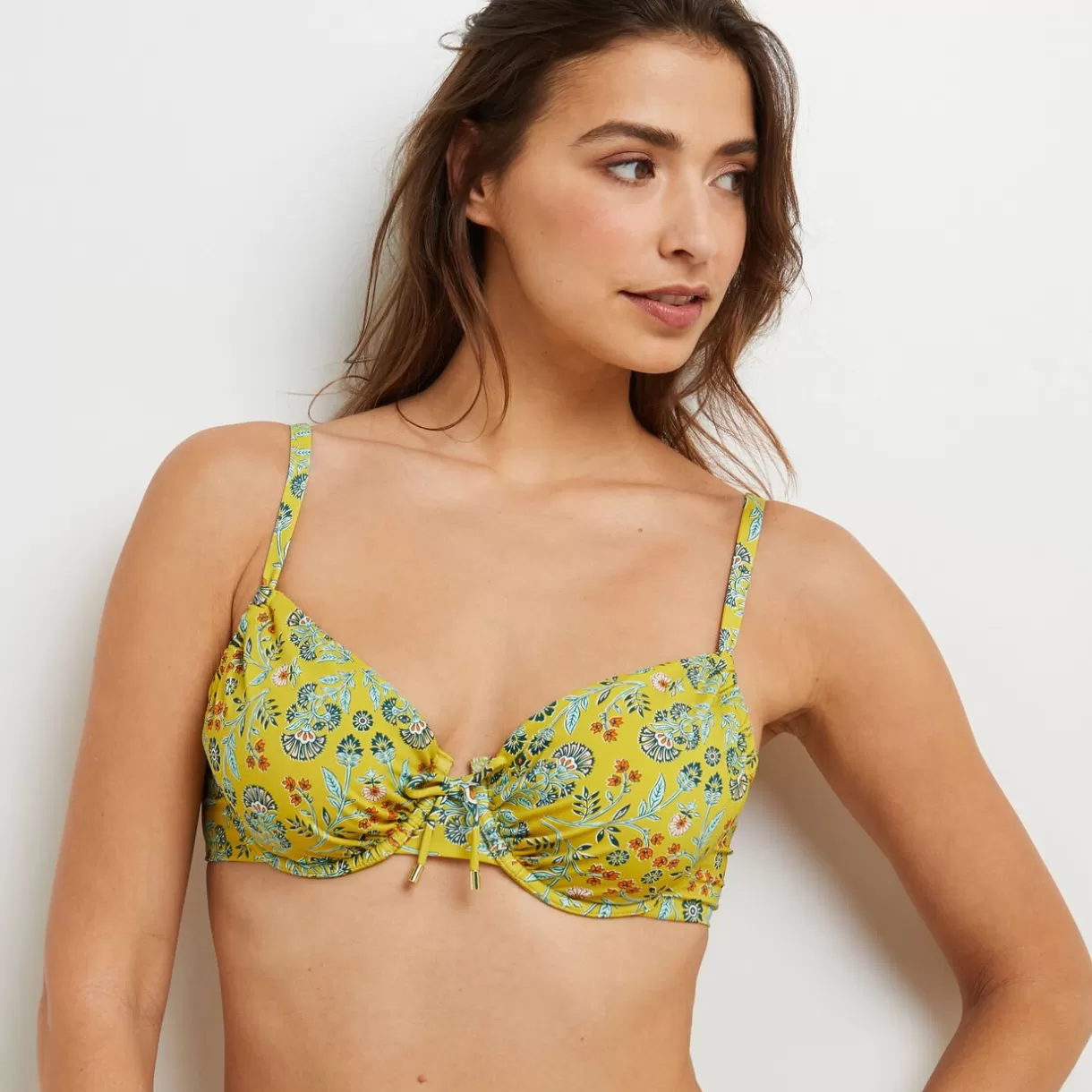 Maillot De Bain Poitrine Généreuse (e, F Et G) | Maillot De Bain 2 Pièces<MALICE MAILLOT DE BAIN EMBOITANT MULTICO VERT MULTICOVERT