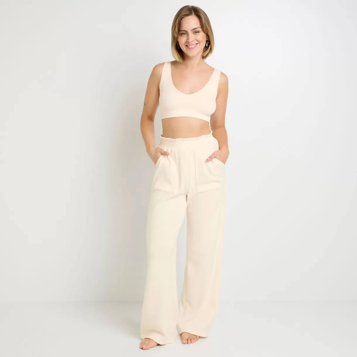 Bas De Pyjama | Pyjama<FAIENCE Pantalon de pyjama ECRU