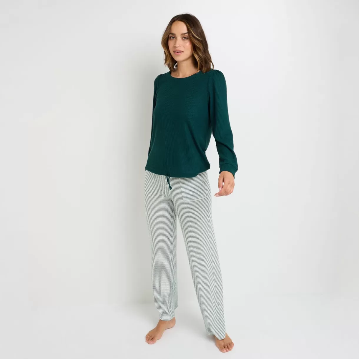 Bas De Pyjama | Pyjama<GIMBER PANTALON MULTICO VERT MULTICOVERT
