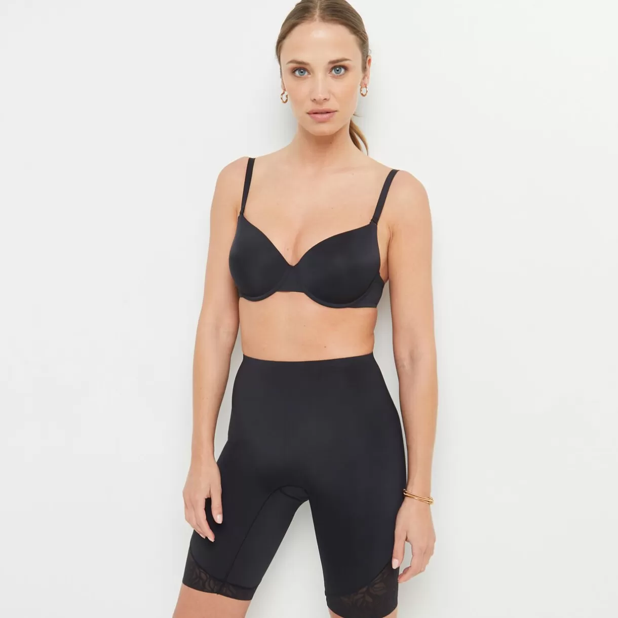 Ventre Plat / Gainant<BELIEVE PANTY MICROFIBRE NOIR