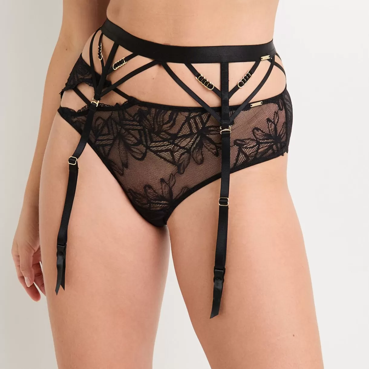 Porte-jarretelles / Serre-taille | Culottes, Serre-tailles Sexy<DOLLY PORTE JARRETELLES NOIR