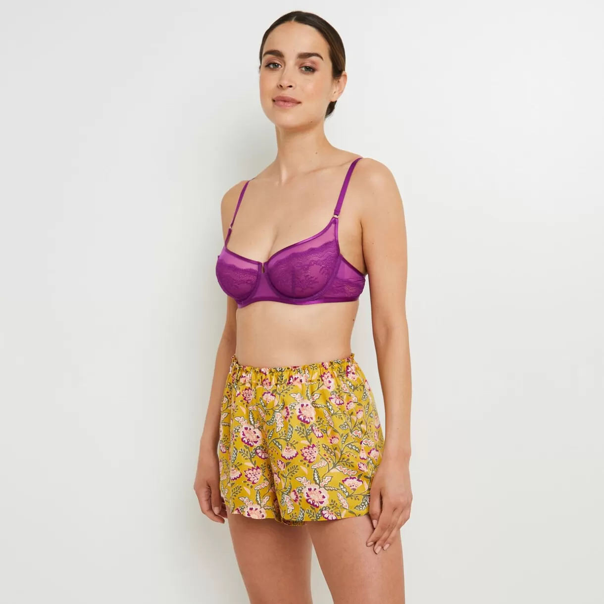 Bas De Pyjama | Pyjama<FABULEUSE SHORT MULTICO JAUNE MULTICOJAUNE