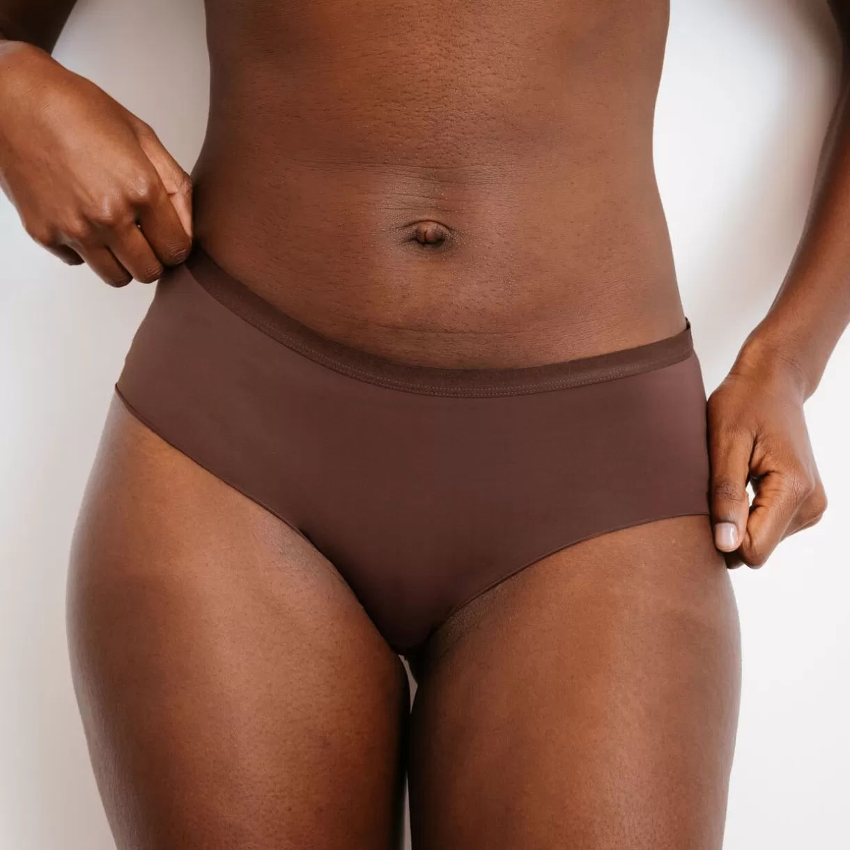 Shorty / Shorty-string<PERFECT SHORTY MICROFIBRE MARRON