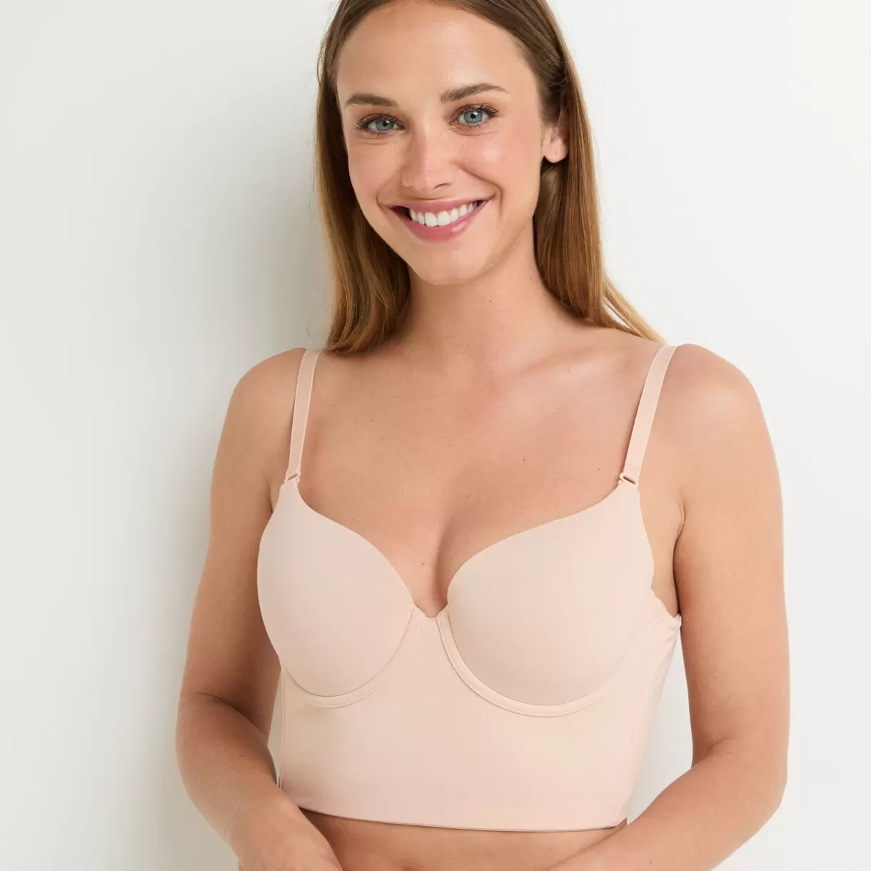 Soutien-gorge Ampliforme / Foulard<PERFECT SOUTIEN-GORGE AMPLI DOS NU MICROFIBRE NATUREL