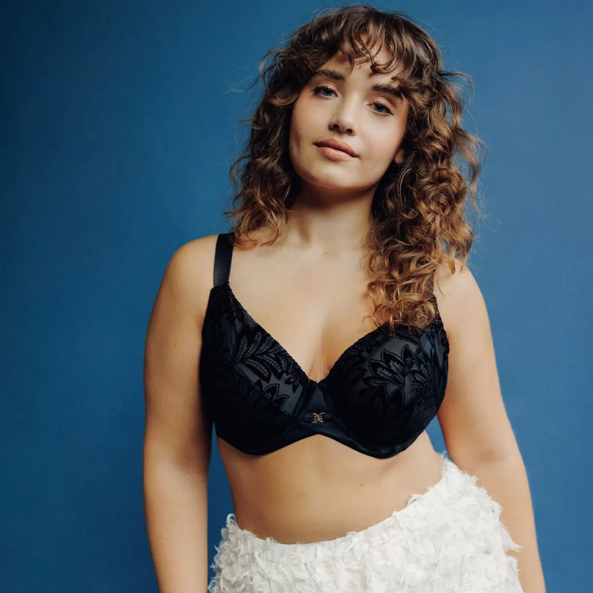 Soutien-gorge Ampliforme / Foulard | Poitrine Généreuse (bonnets E, F Et G)<FANTINE SOUTIEN-GORGE AMPLI SPACER GRANDE TAILLE NOIR