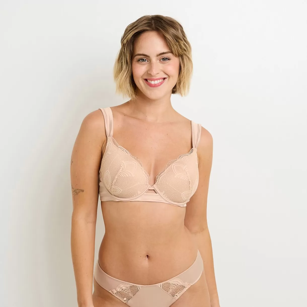 Soutien-gorge Ampliforme / Foulard<FELICIA SOUTIEN-GORGE AMPLIFORME BEIGE