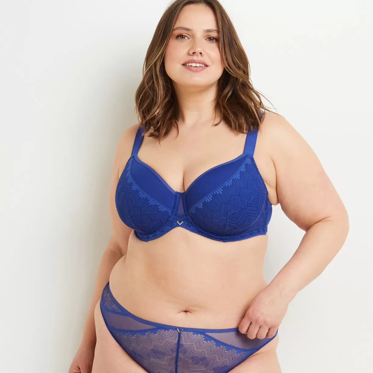 Soutien-gorge Ampliforme / Foulard | Poitrine Généreuse (bonnets E, F Et G)<DORIS SOUTIEN-GORGE AMPLIFORME BLEU
