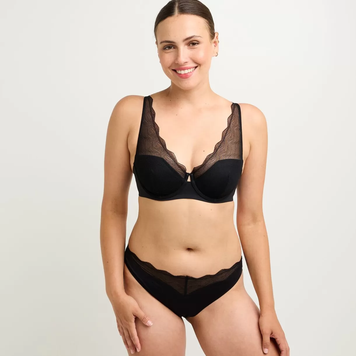 Soutien-gorge Ampliforme / Foulard<FEELING SOUTIEN-GORGE AMPLIFORME NOIR