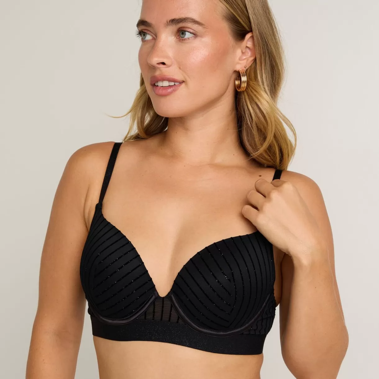 Soutiens-gorge & Bodys Sexy | Soutien-gorge Ampliforme / Foulard<FUGUE SOUTIEN-GORGE AMPLIFORME NOIR