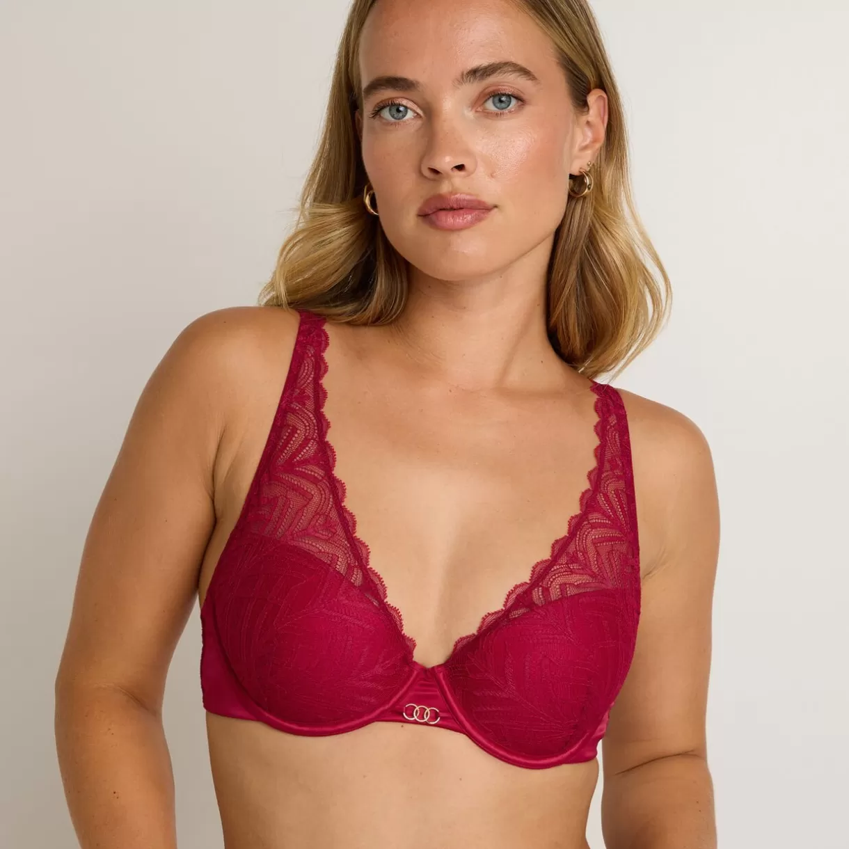 Soutiens-gorge & Bodys Sexy | Soutien-gorge Ampliforme / Foulard<FEMME SOUTIEN-GORGE AMPLIFORME ROUGE