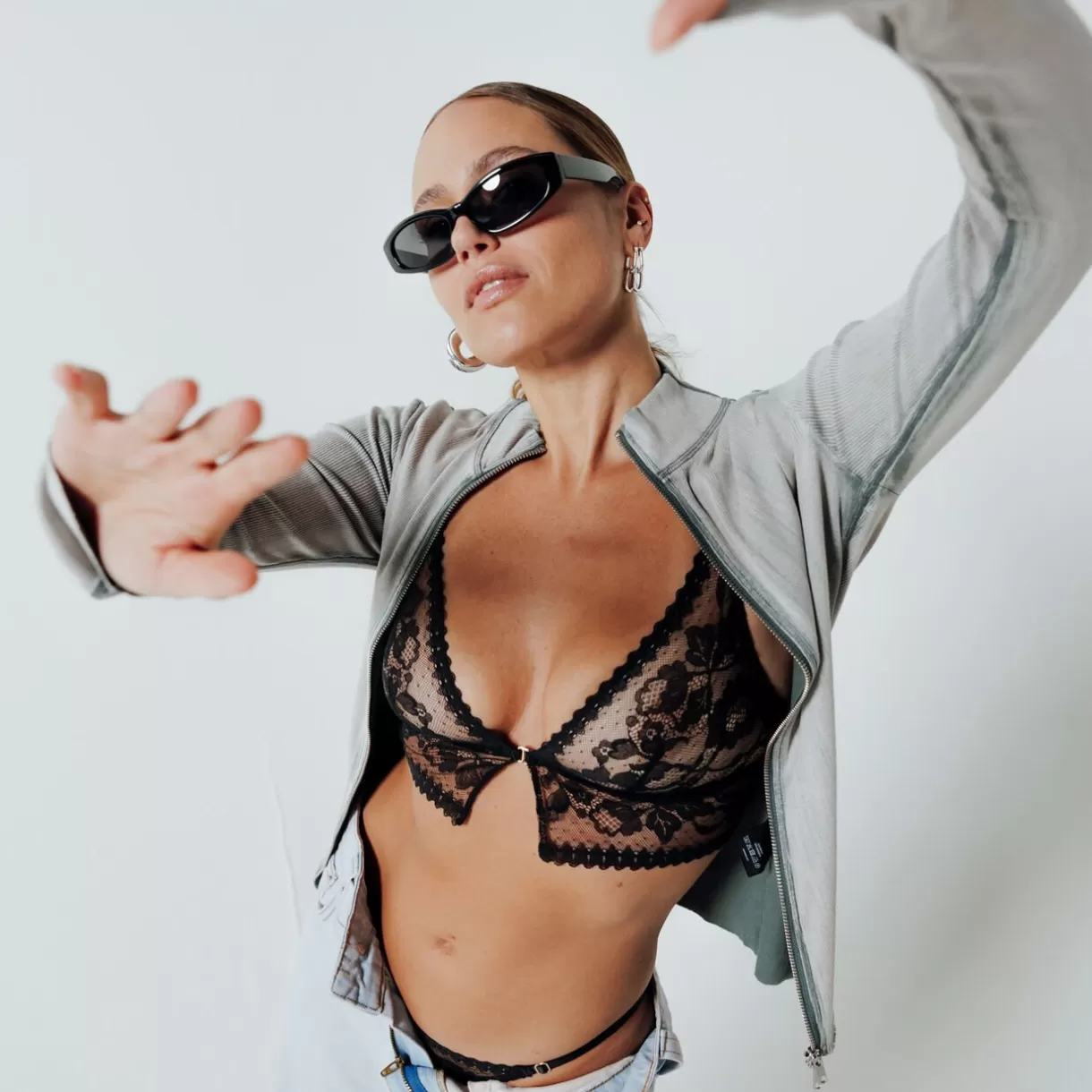Soutiens-gorge & Bodys Sexy | Soutien-gorge Sans-armatures / Triangle<MARTINE SOUTIEN-GORGE BRASSIERE DENTELLE NOIR