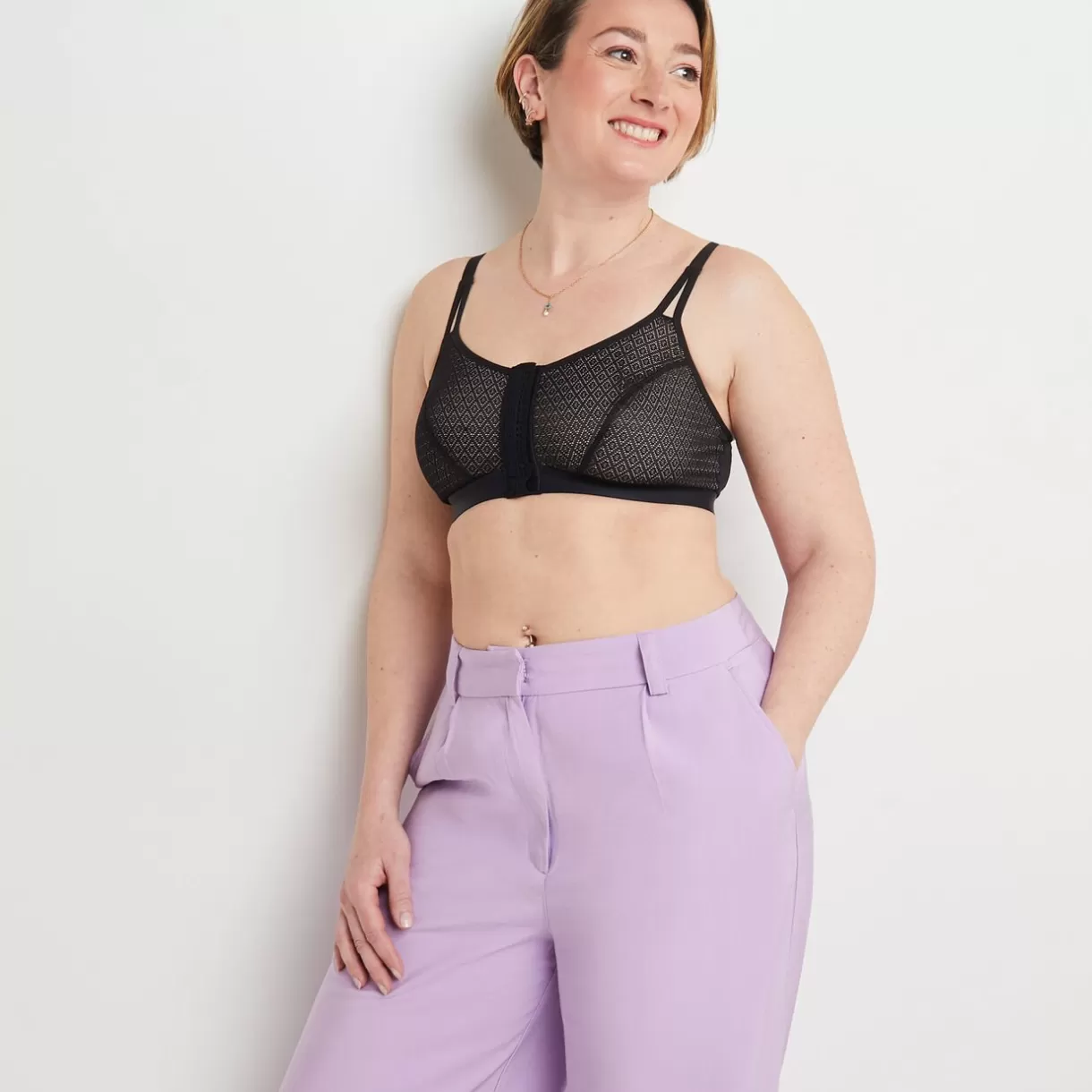 Soutien-gorge Sans-armatures / Triangle<CLEA SOUTIEN-GORGE BRASSIERE POST-OP NOIR