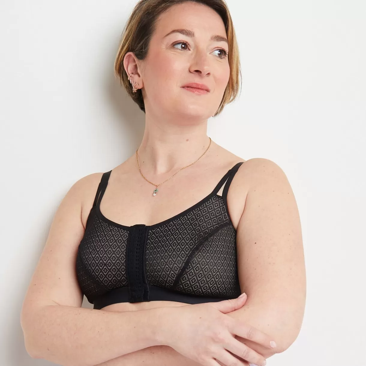 Soutien-gorge Sans-armatures / Triangle<CLEA SOUTIEN-GORGE BRASSIERE POST-OP NOIR