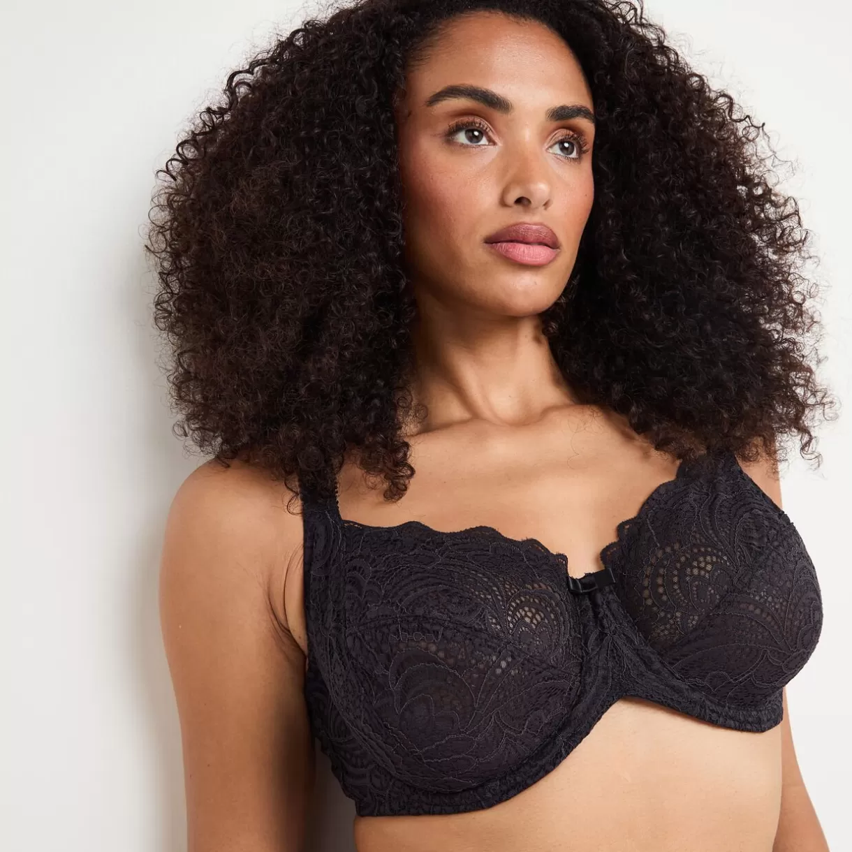 Poitrine Généreuse (bonnets E, F Et G) | Soutien-gorge Corbeille / Emboîtant<DENTELLE SOUTIEN-GORGE EMBOITANT NOIR