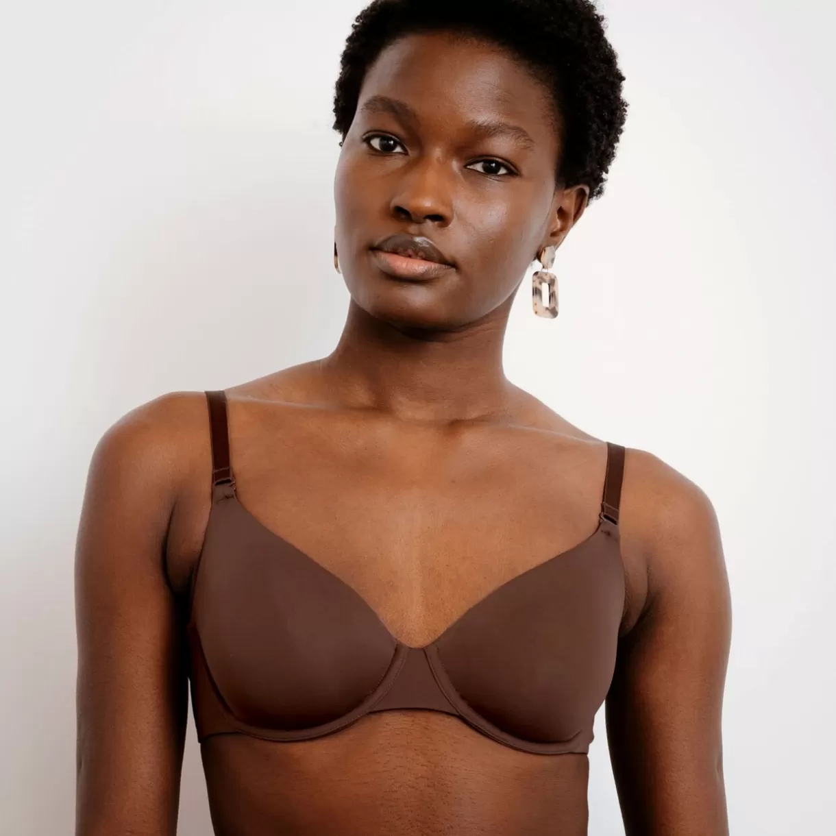 Poitrine Généreuse (bonnets E, F Et G) | Soutien-gorge Corbeille / Emboîtant<PERFECT SOUTIEN-GORGE EMBOITANT MICROFIBRE MARRON