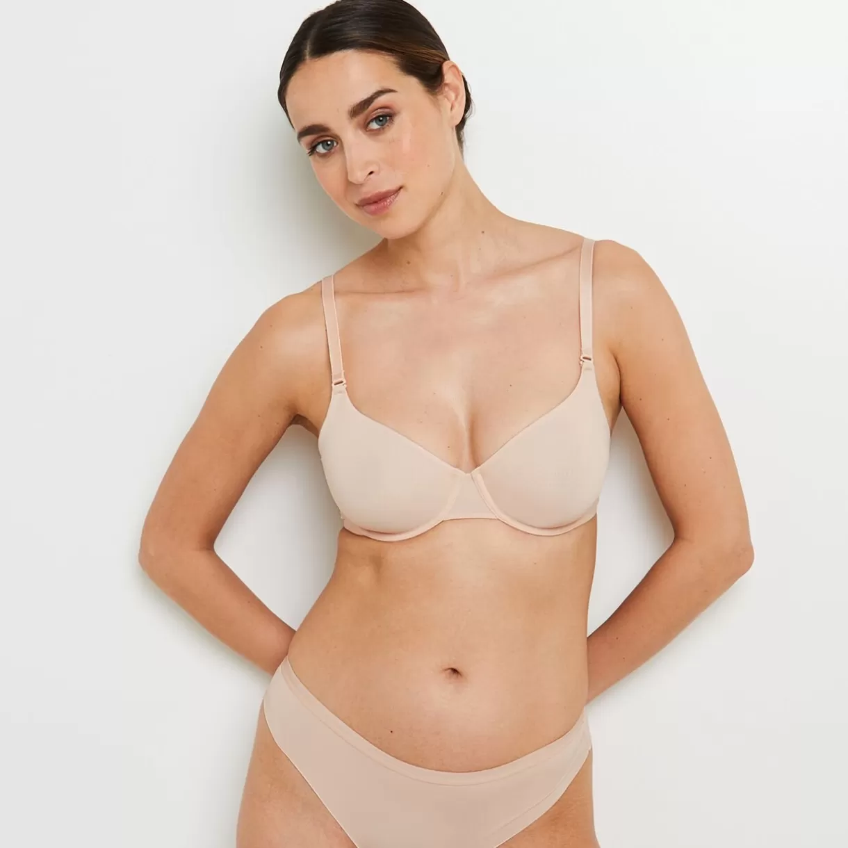 Poitrine Généreuse (bonnets E, F Et G) | Soutien-gorge Corbeille / Emboîtant<PERFECT SOUTIEN-GORGE EMBOITANT MICROFIBRE NATUREL