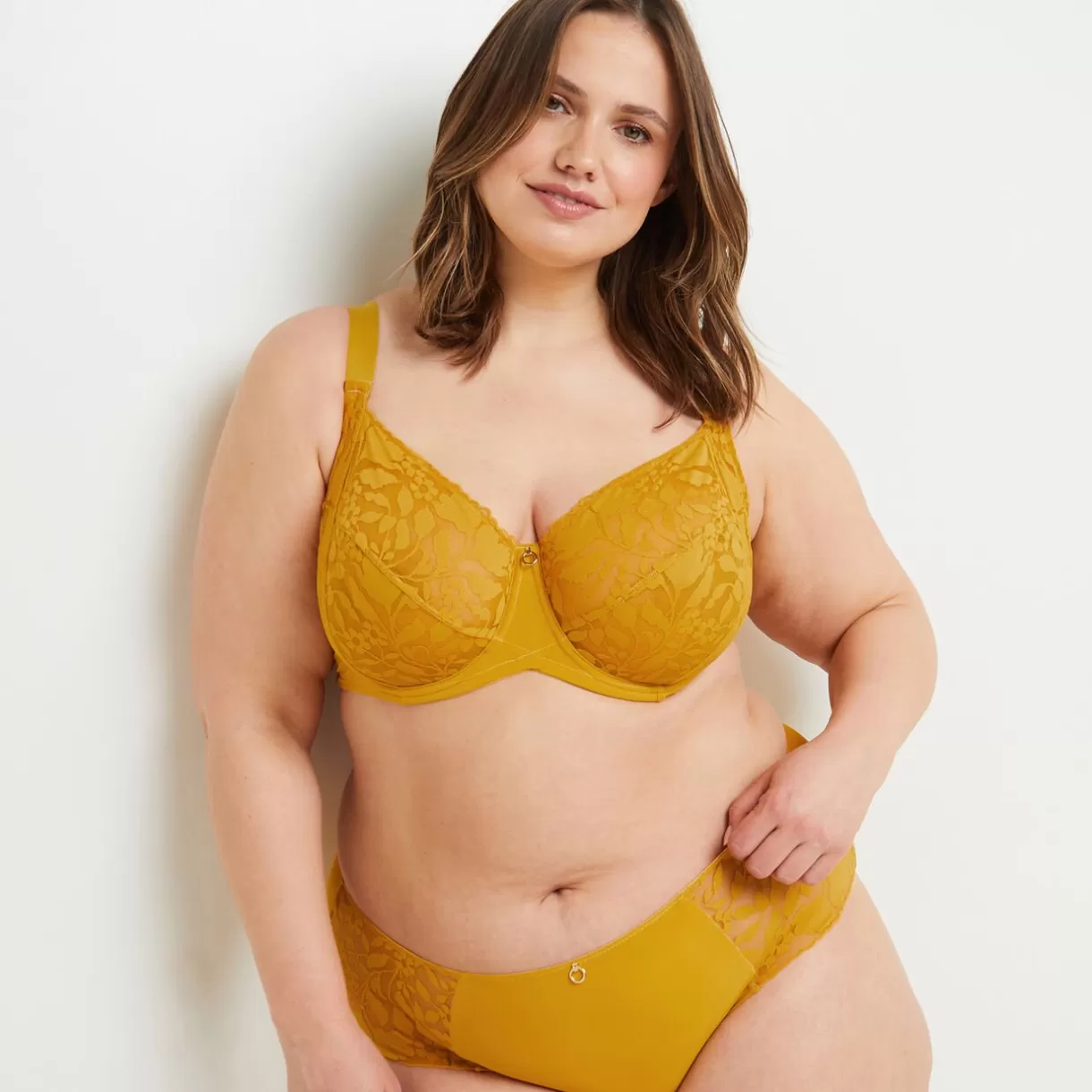 Poitrine Généreuse (bonnets E, F Et G) | Soutien-gorge Corbeille / Emboîtant<FRAN SOUTIEN-GORGE EMBOITANT OCRE