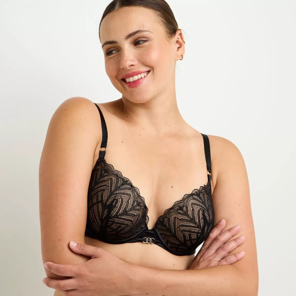 Soutiens-gorge & Bodys Sexy | Soutien-gorge Push-up<FEMME SOUTIEN-GORGE PUSH-UP NOIR