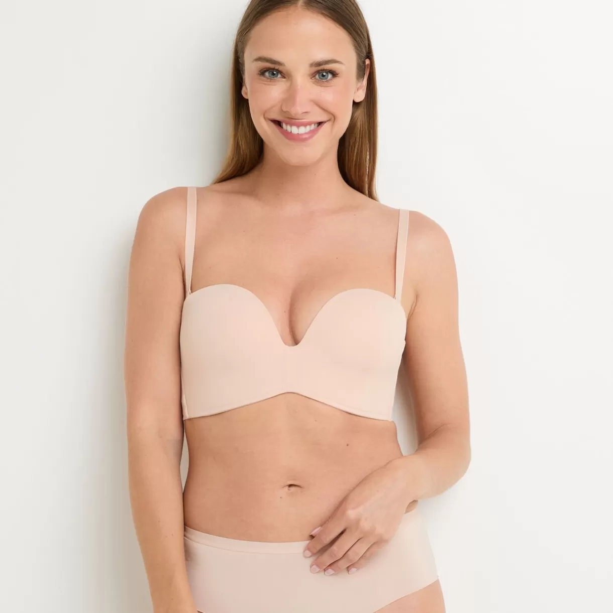 Soutien-gorge Sans-armatures / Triangle<PERFECT SOUTIEN-GORGE SANS ARAMTURES AMPLI DECOLLE NATUREL