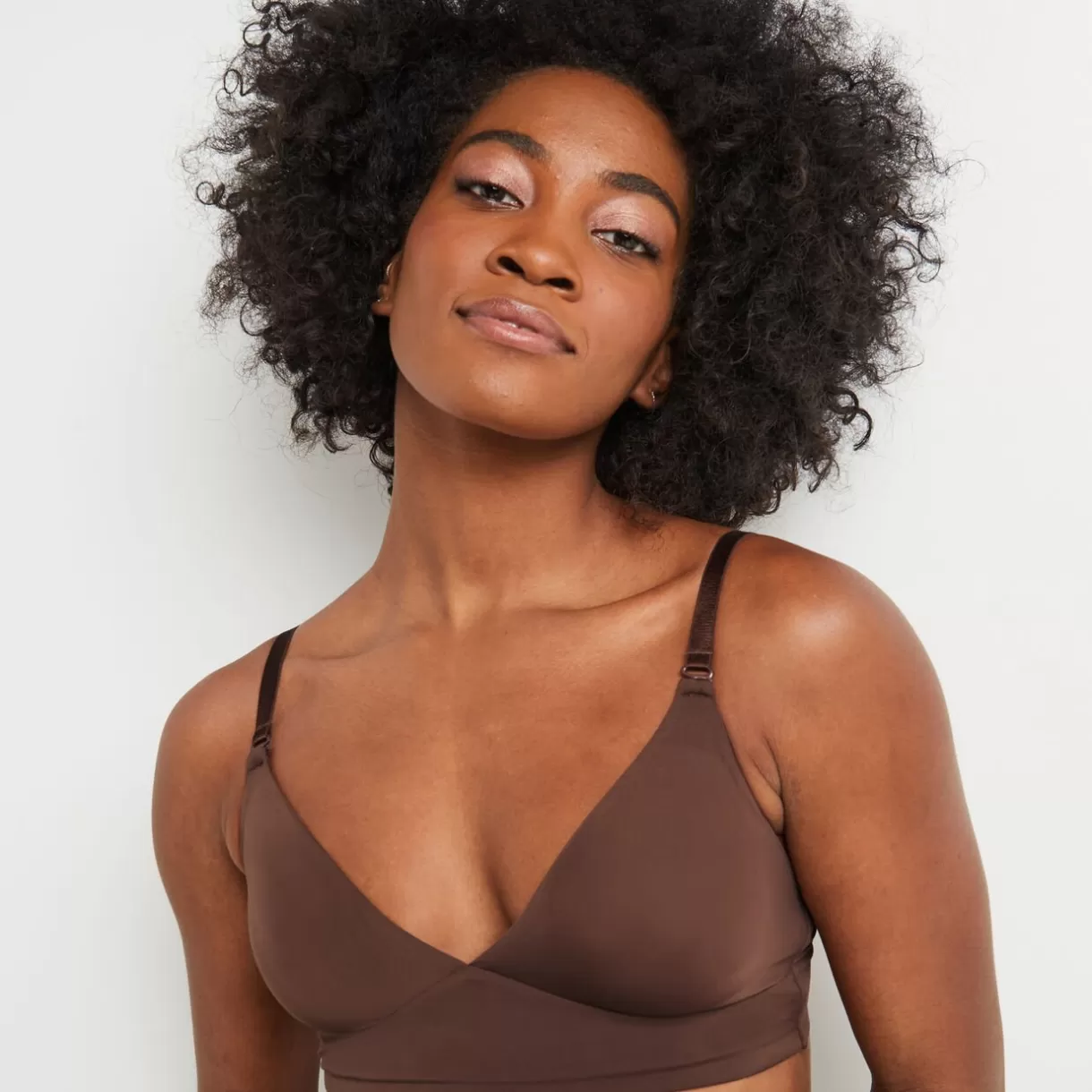 Soutien-gorge Sans-armatures / Triangle<PERFECT SOUTIEN-GORGE SANS ARMATURES MICROFIBRE MARRON