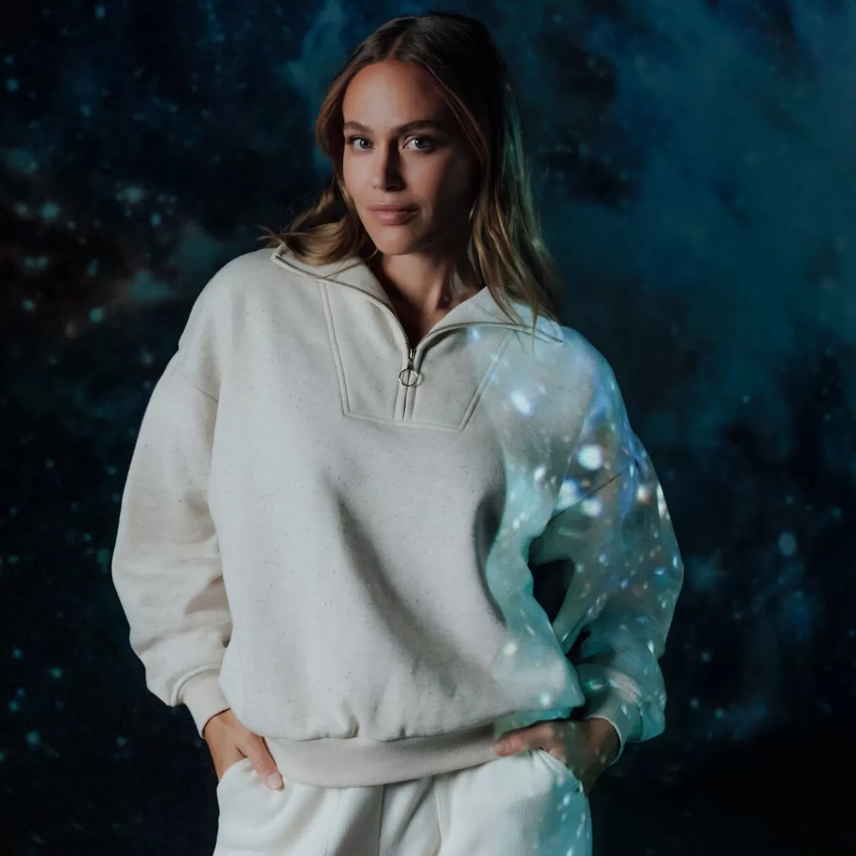 Haut De Pyjama | Peignoir / Déshabillé / Gilet<FAON SWEAT MANCHES LONGUES BEIGE