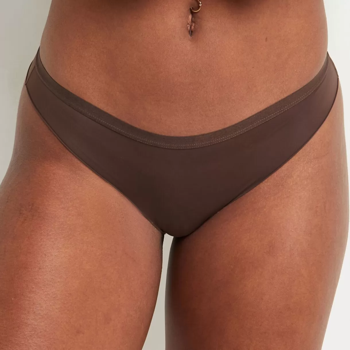 Tanga<PERFECT TANGA MICROFIBRE MARRON