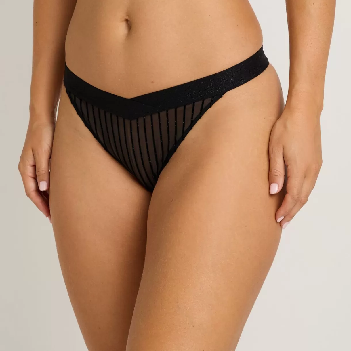 Culottes, Serre-tailles Sexy | Tanga<FUGUE TANGA NOIR