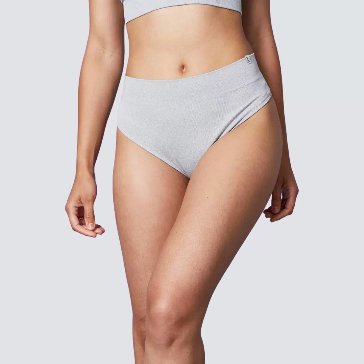 Tanga<DOODIE TANGA TAILLE HAUTE SANS COUTURE GRIS